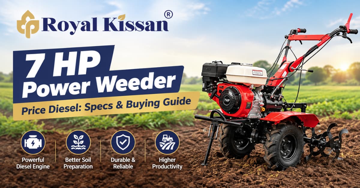 7 HP Power Tiller & Weeder