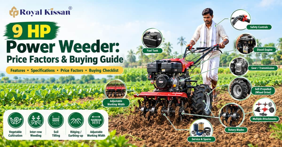 9HP Power Weeder